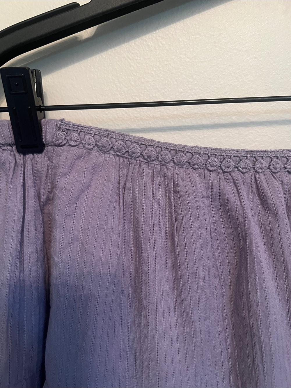 Free People Bright Side Purple Ash Vintage Inspired Embroidered Skirt Top Set - Picture 11 of 14